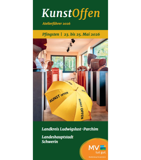 FlyerKunstOffen2026 © Tourismusverband Mecklenburg-Schwerin FlyerKunstOffen2026