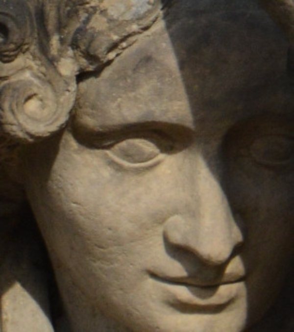 ludwigslust310x350_detail Detail einer Statue am Schloss Ludwigslust