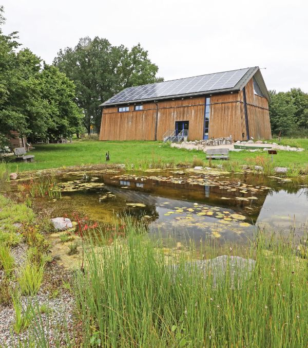 Informationszentrum Karower Meiler © MV-T/ Gohlke Außenansicht des Informationszentrum des Naturparks Nossentiner/ Schwinzer Heide in Karow