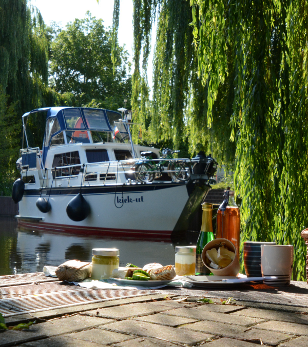 Picknick am Wasserwanderrastplatz in Parchim